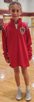 Red 1/4 Zip